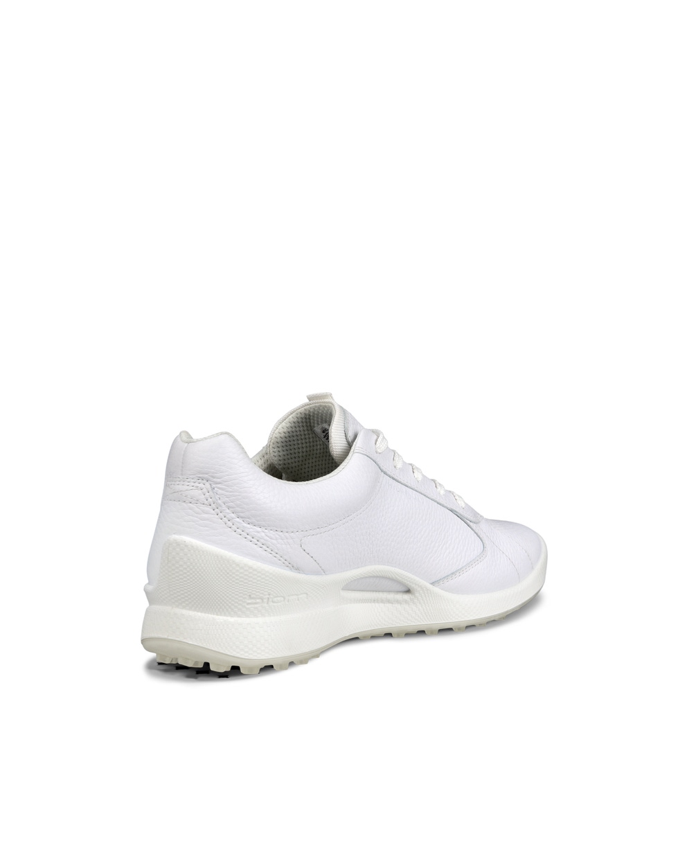 Men's ECCO® Golf Biom Hybrid Leather Golf Shoe - White - Back