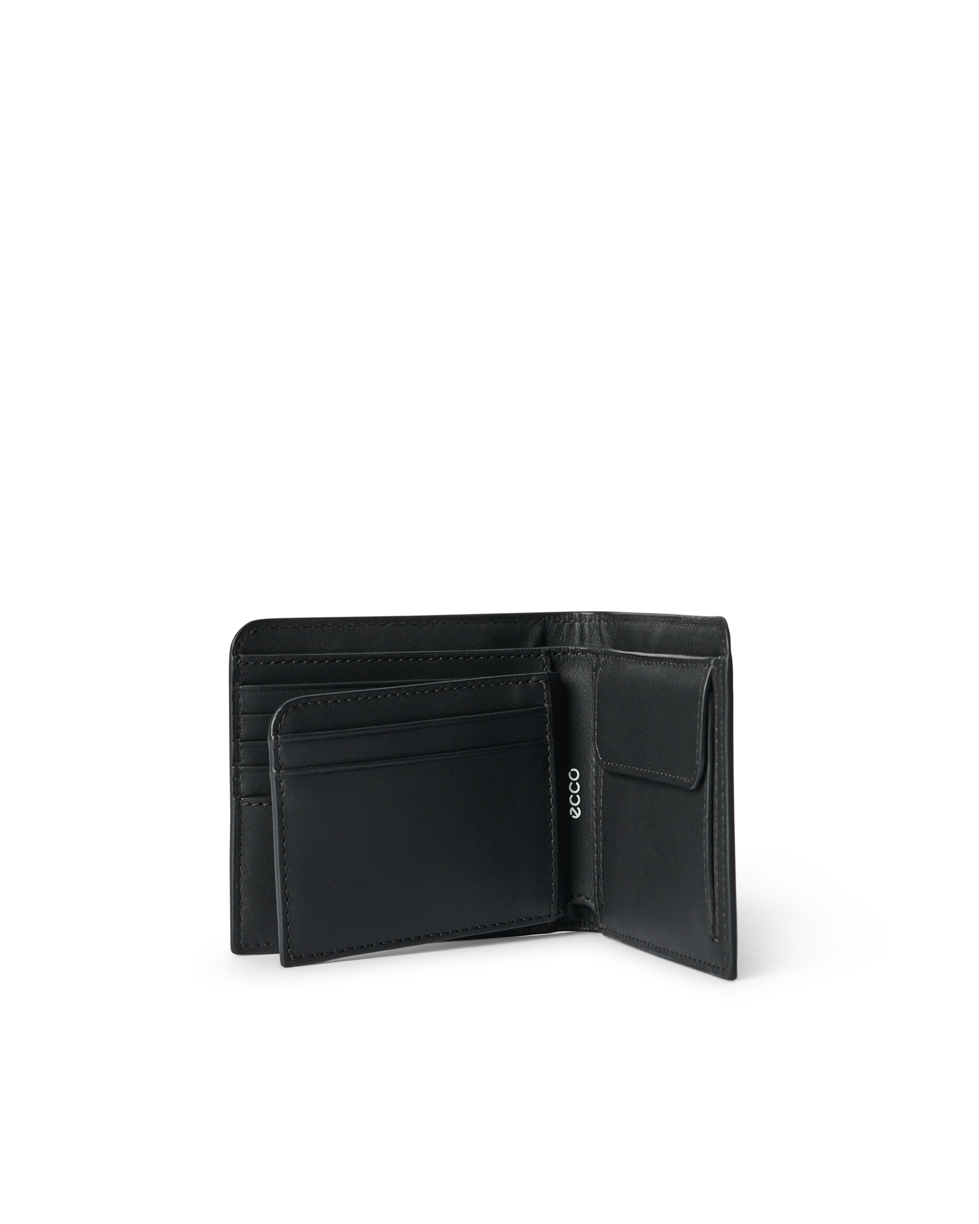 ECCO WALLET FORMAL TRI FOLD - Brown - Inside