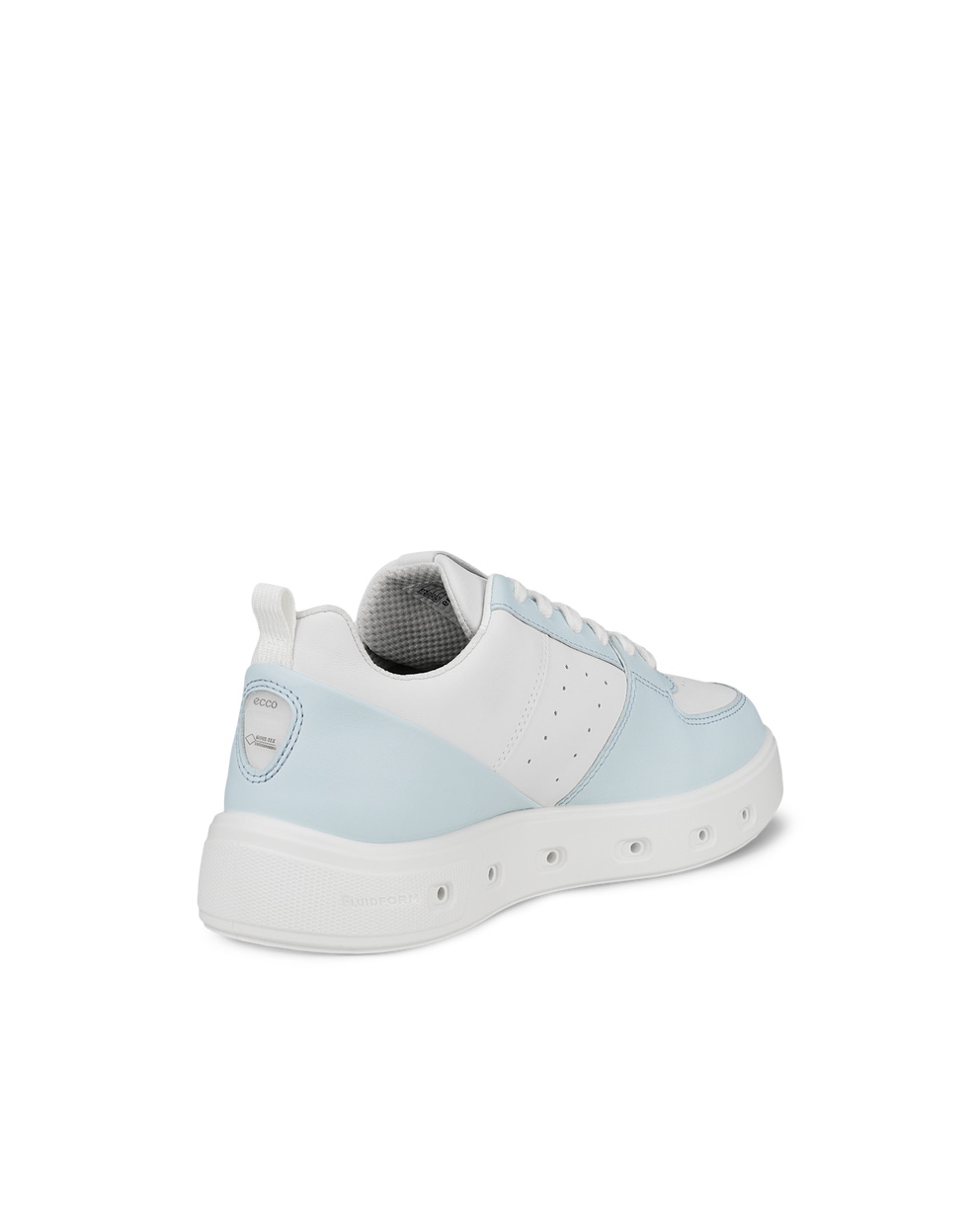 Women's ECCO® Street 720 Leather Gore-Tex Sneaker - Blue - Back