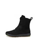 Women's ECCO® Soft 7 Tred Nubuck Mid-Cut Boot - Black - Outside