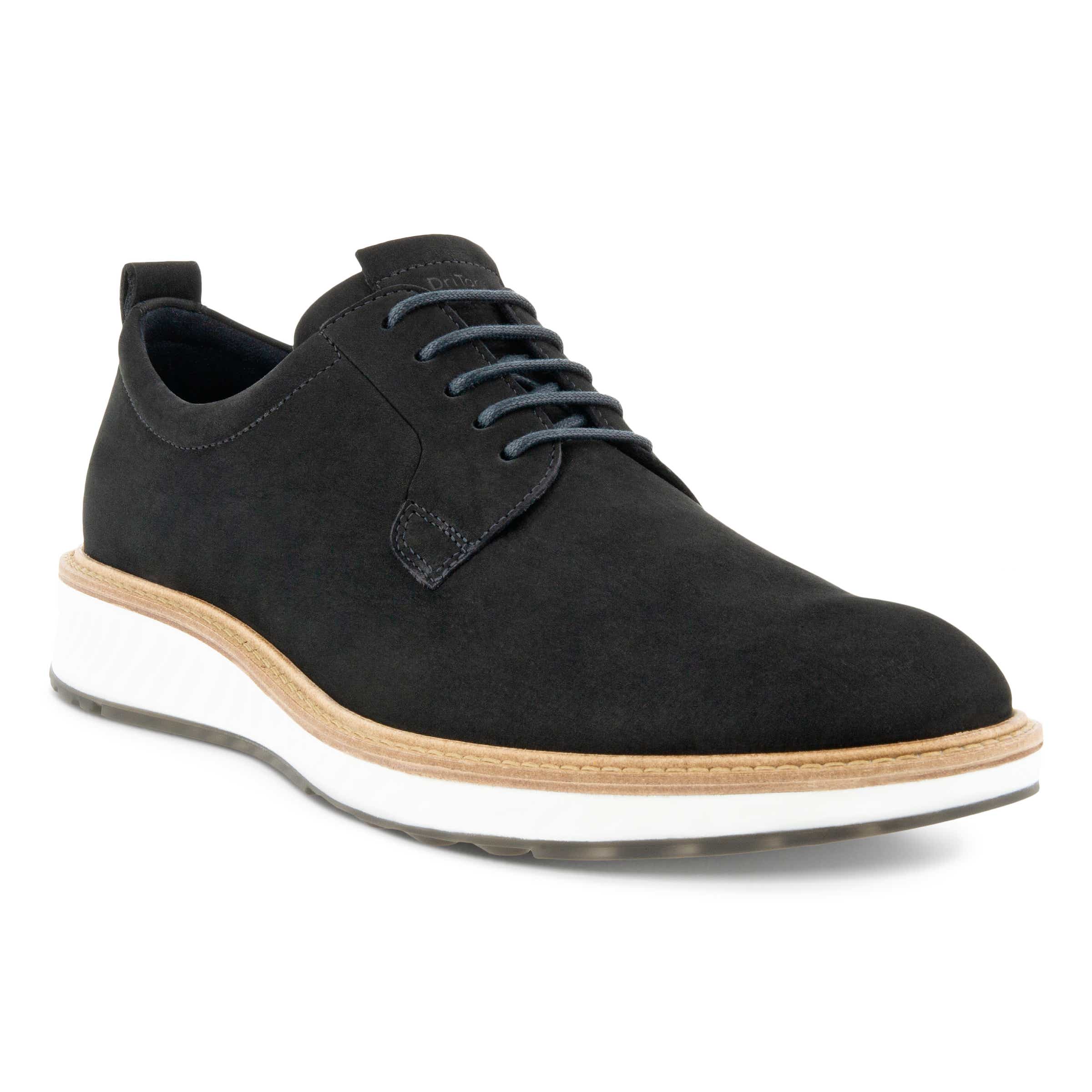 ECCO ST.1 Hybrid メンズ ヌバックダービーシューズ - ブラック - Main