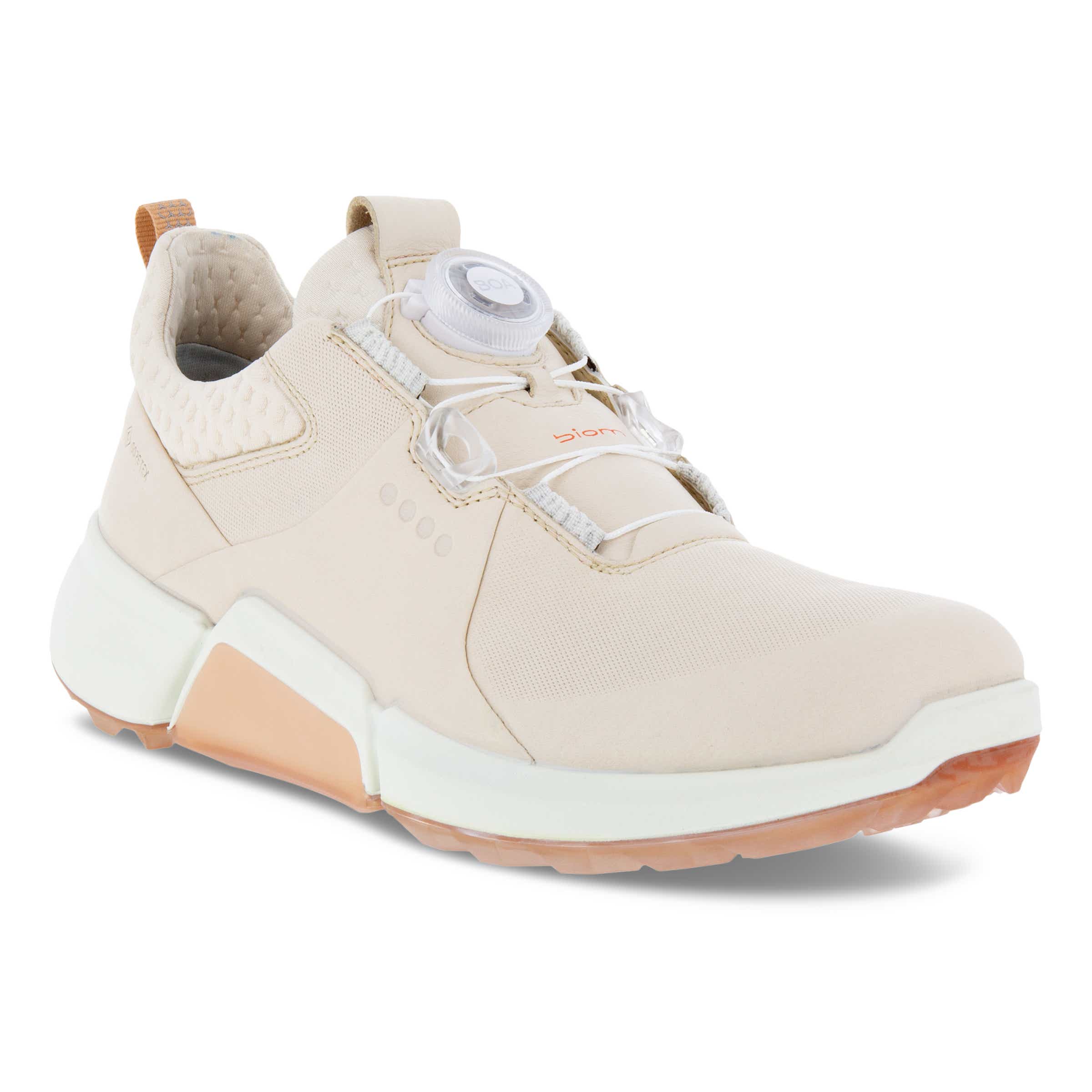 ECCO Golf BIOM H4 ウィメンズ レザーGore-Texゴルフシューズ - ベージュ - Main