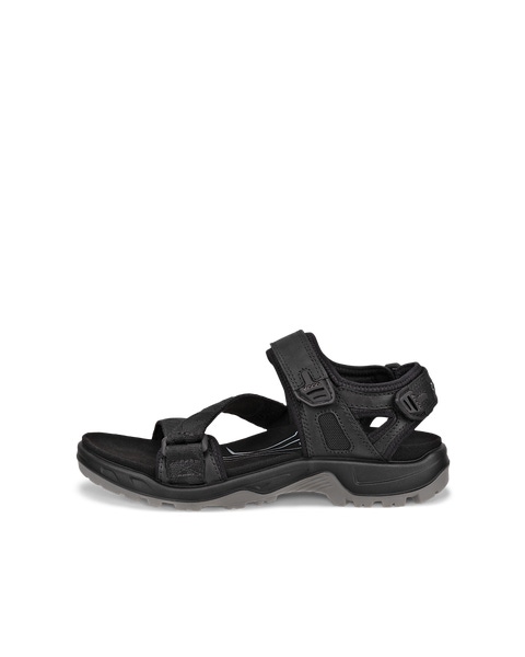 Men s ECCO Offroad Nubuck Hiking Sandal Black