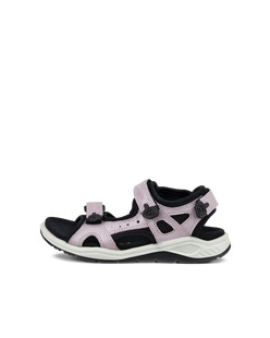 Boys' ECCO® X-Trinsic Nubuck Sandal - Pink - Outside