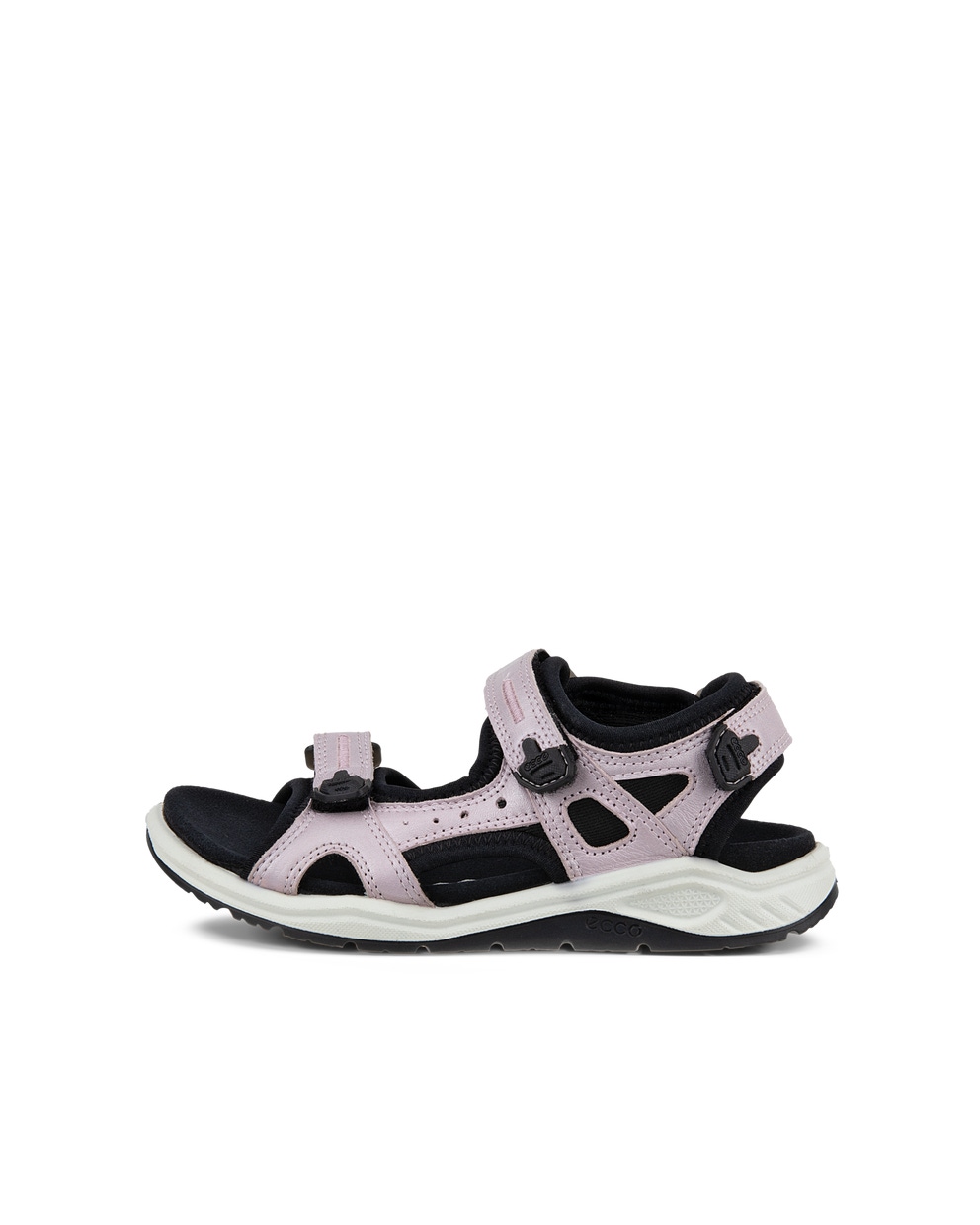 Girls' ECCO® X-Trinsic Leather Sandal - Pink - Outside