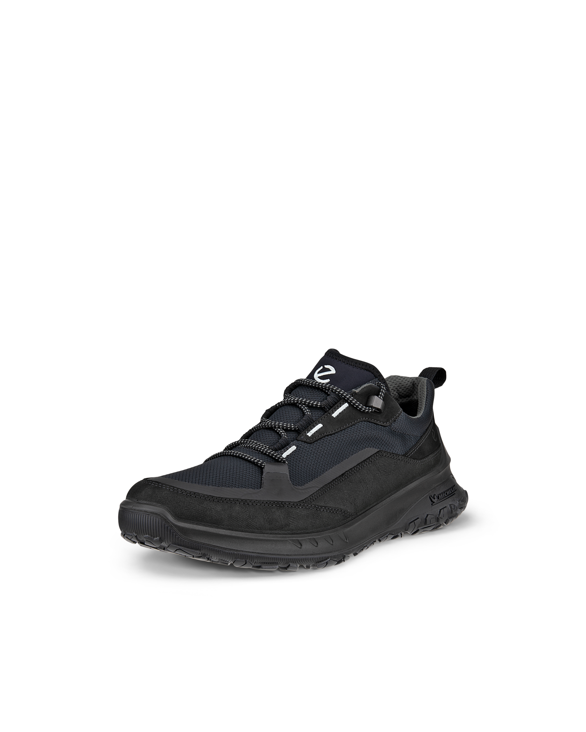 Men's ECCO® ULT-TRN Nubuck Waterproof Hiking Shoe - Black - Main