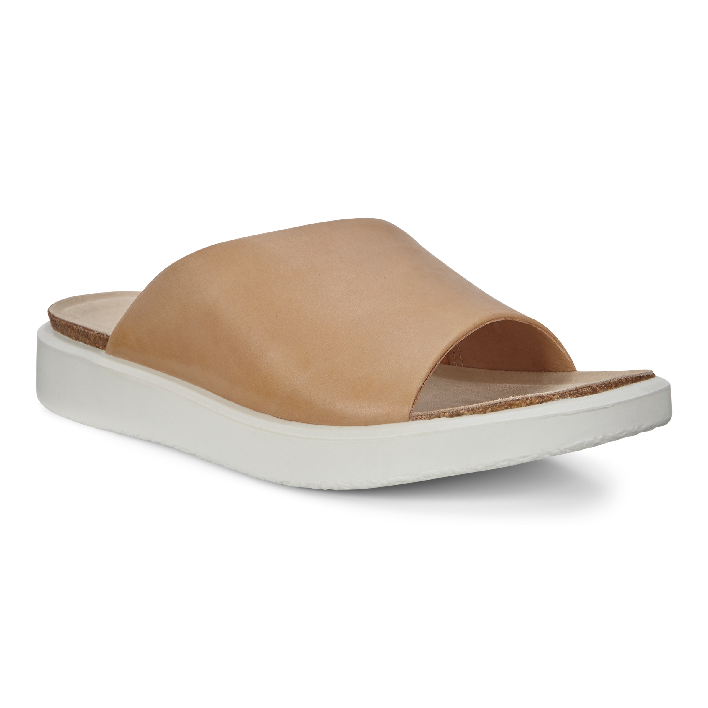 ECCO Corksphere Women's Slip-on Sandals - Beige - Main