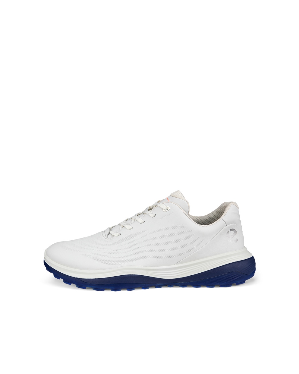 Men's ECCO® Golf LT1 Leather Waterproof Shoe - White - Outside