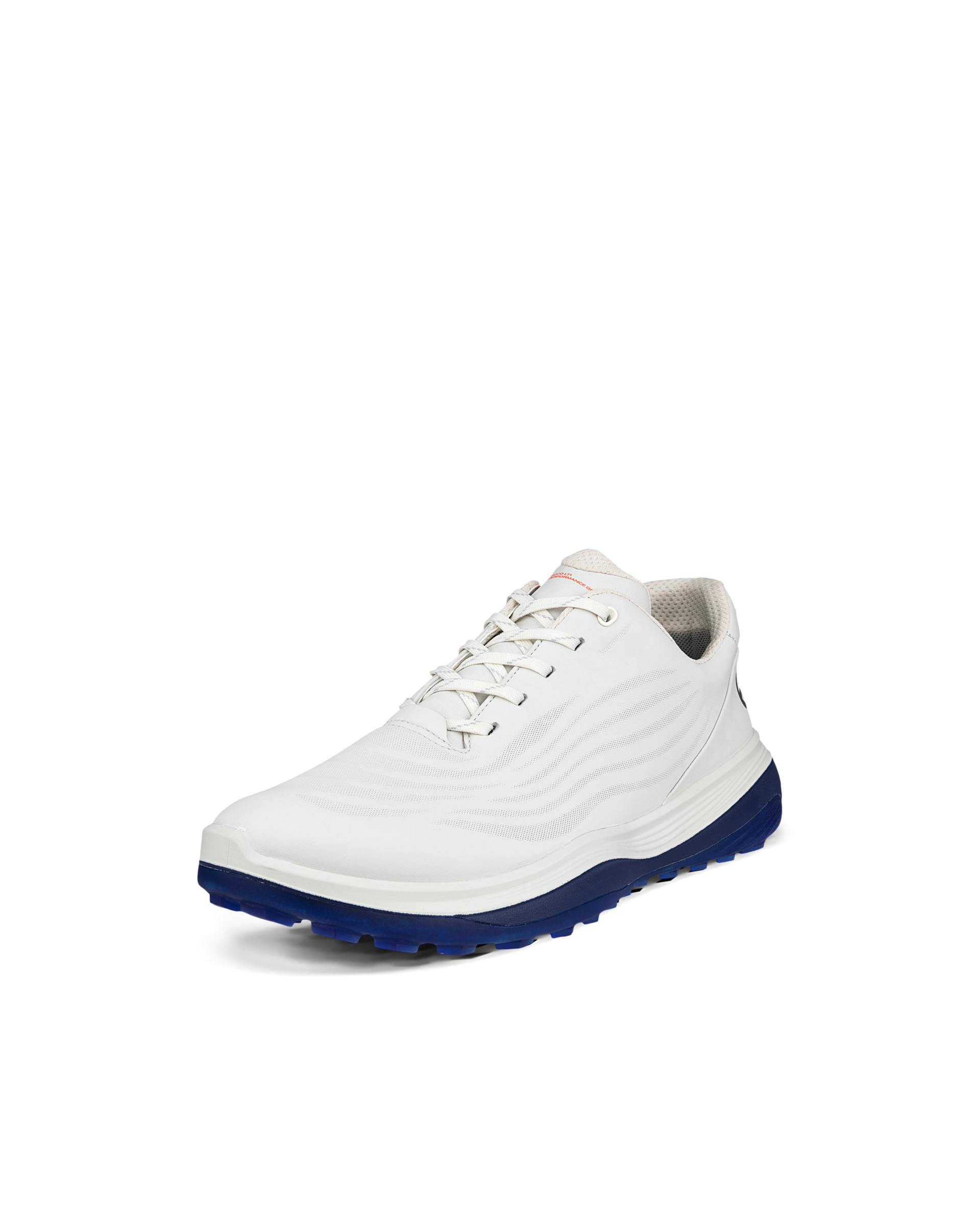 ECCO® Golf LT1 chaussure de golf imperméable en cuir pour homme - Blanc - Main