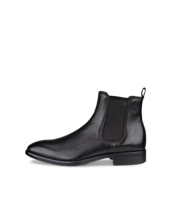 ECCO Men Citytray Tall Chelsea Boots - Black - Outside