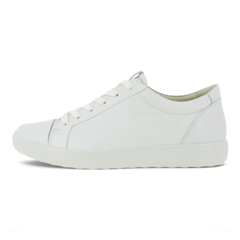 Women's ECCO® Soft 7 Leather Sneaker | White