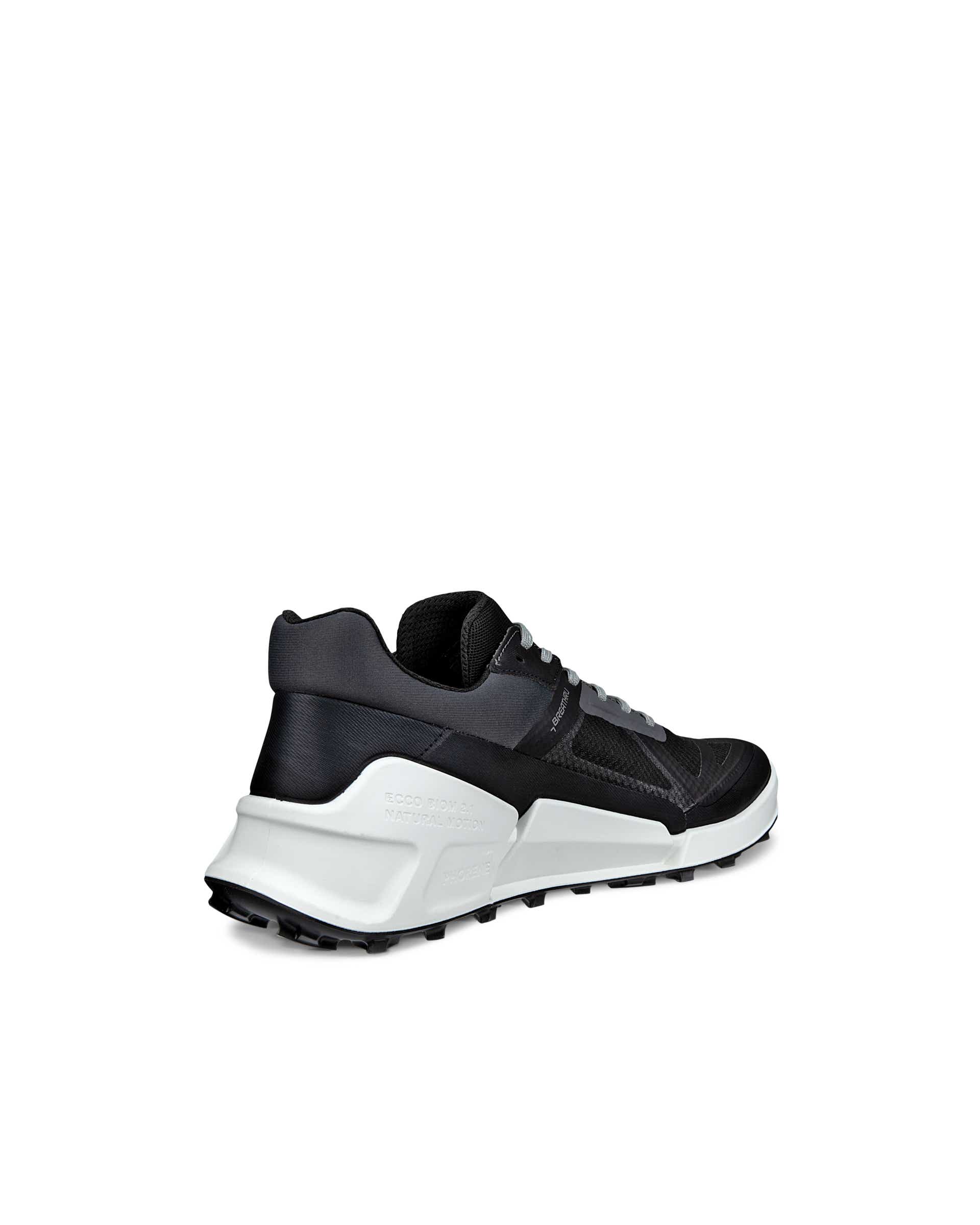 Zapatillas de senderismo de tela ECCO® BIOM 2.1 X Mountain para hombre - Negro - Back