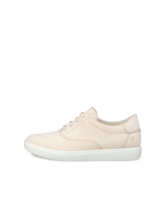 Women's ECCO® Classic Nubuck Sneaker - Beige - Outside