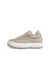 Women's ECCO® Street Ace RAL7000 Nubuck Sneaker - Beige - Outside