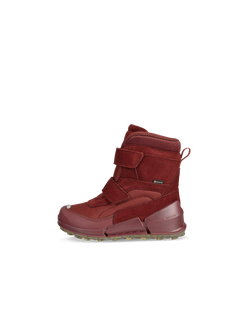 Botines de invierno de ante Gore-Tex ECCO® Biom K2 para niño/a - Rojo - Outside