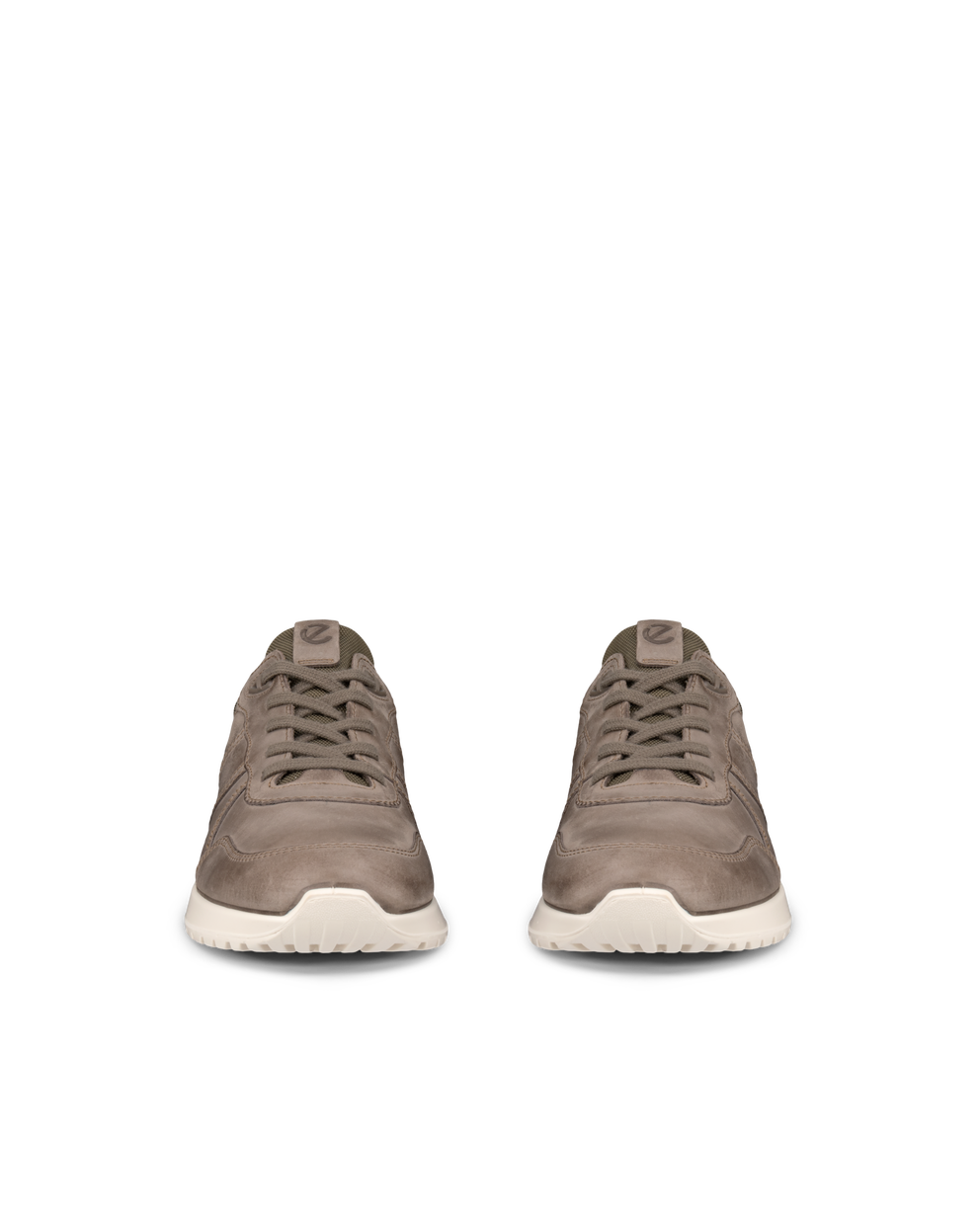 Men's ECCO® Astir Lite Leather Sneaker - Grey - Front pair