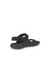 Women's ECCO® MX Onshore Textile 3-Strap Sandal - Black - Back