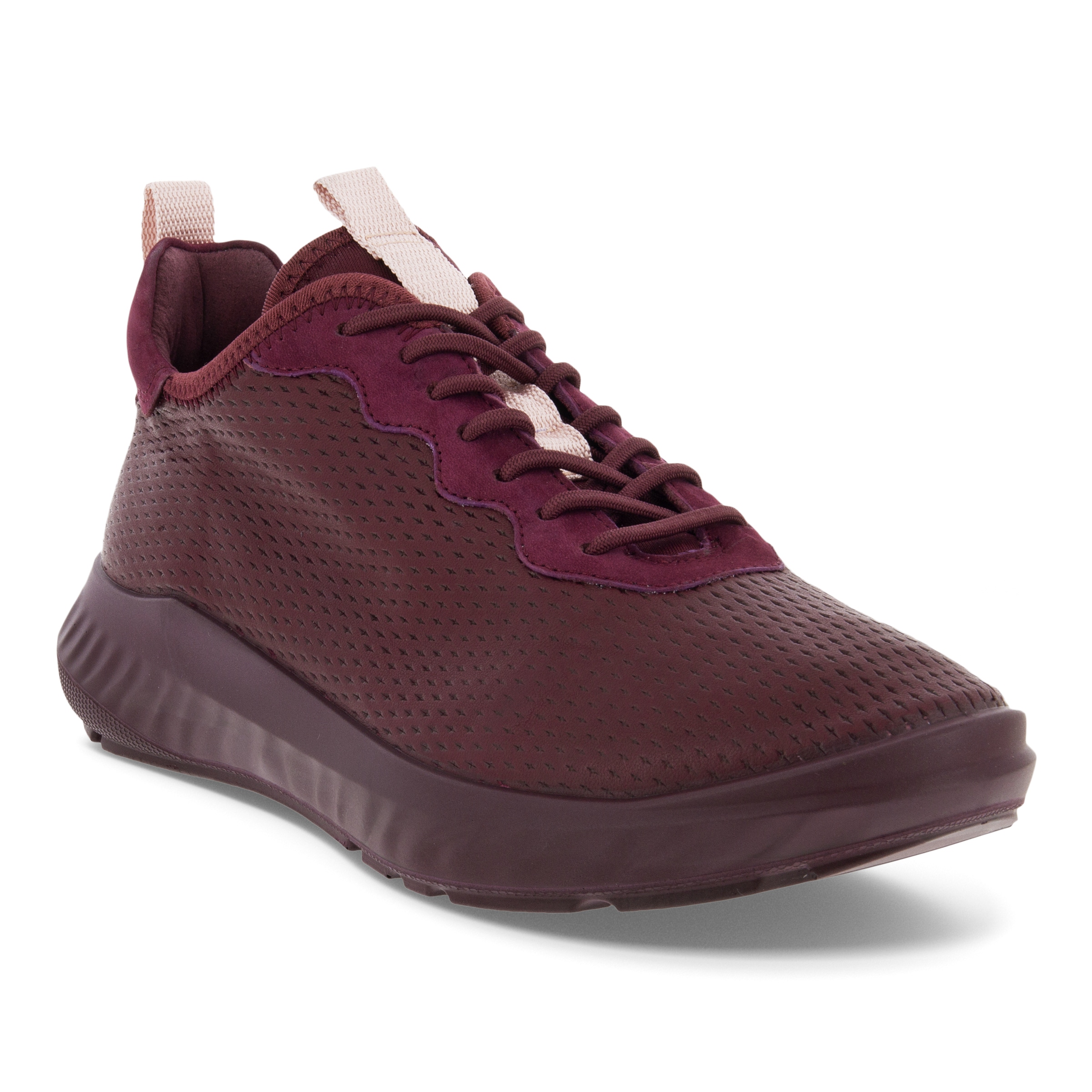 ECCO Women's Ath-1F Street Style Leather Sneakers - Red - Main