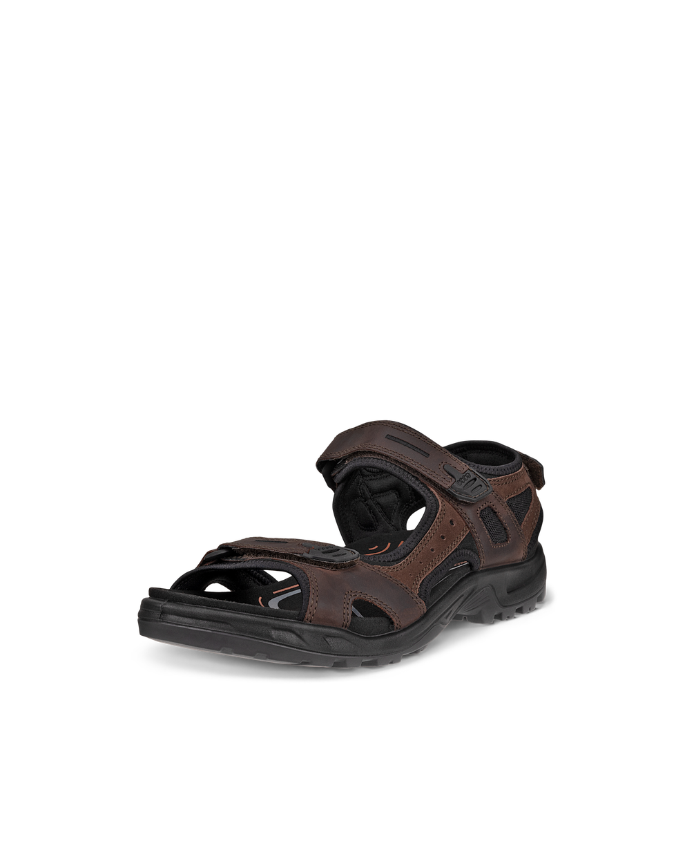 Men's ECCO® Offroad Nubuck Hiking Sandal - Brown - Main