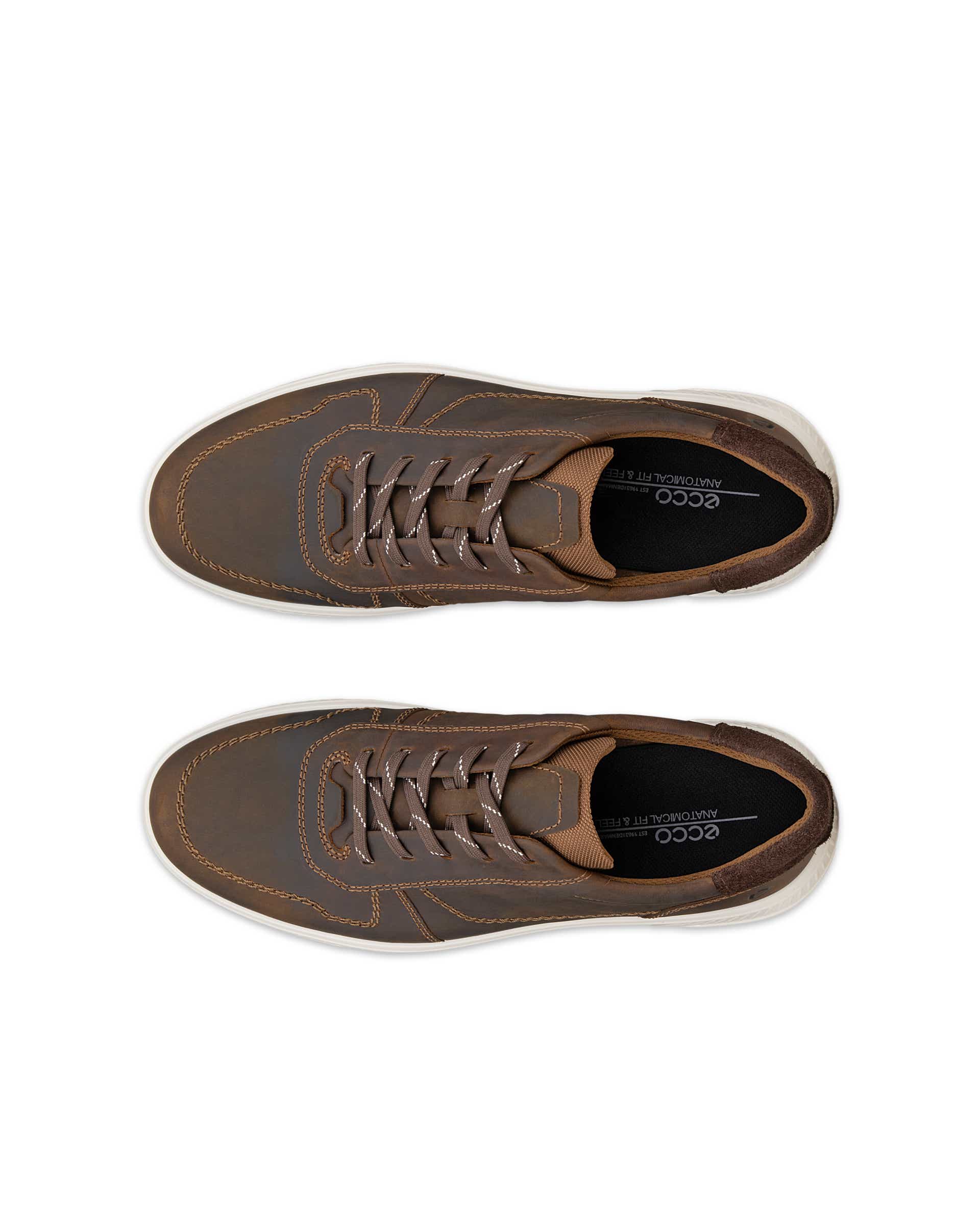 Moški čevlji iz nubuka ECCO® MOVE - Rjava - Top left pair