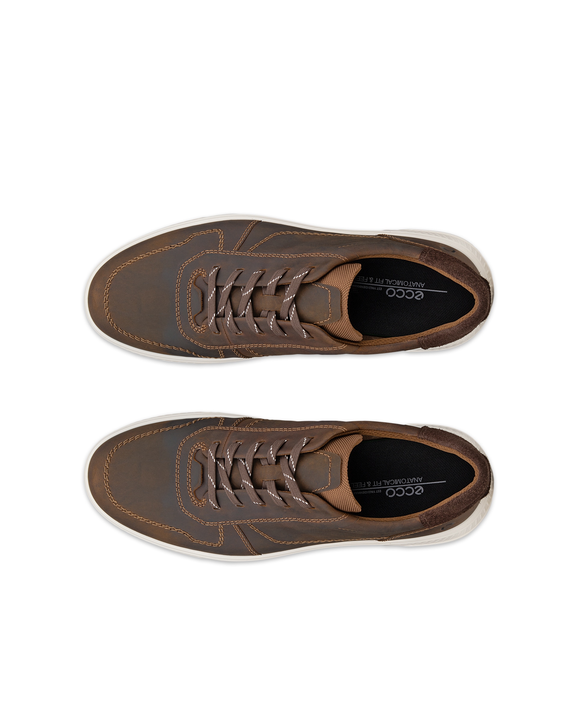 Moški čevlji iz nubuka ECCO® MOVE - Rjava - Top left pair