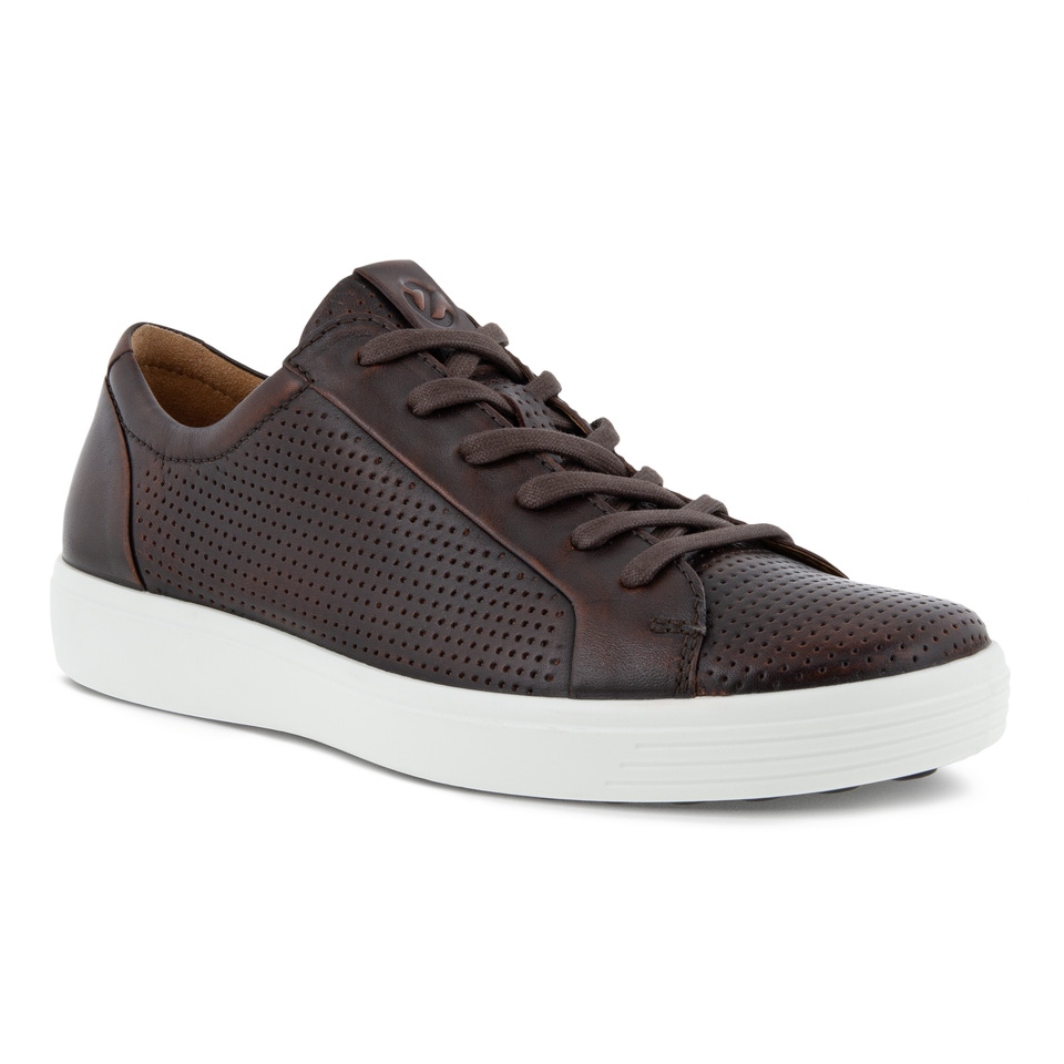 Ecco soft 7 leather lace up sneaker online