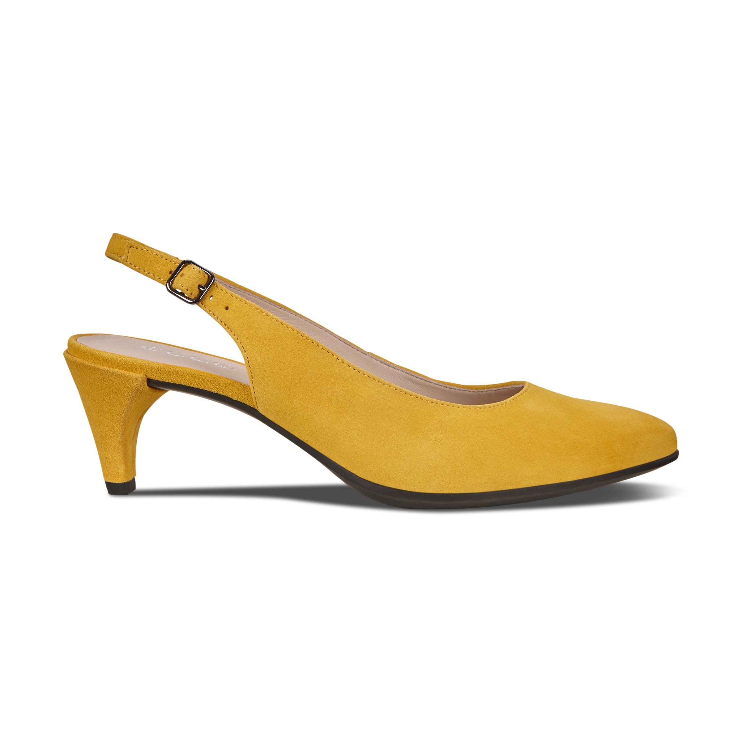 ECCO Women Shape 45 Bout Pointu Courroie Arriรจre Sandale - Yellow - Outside