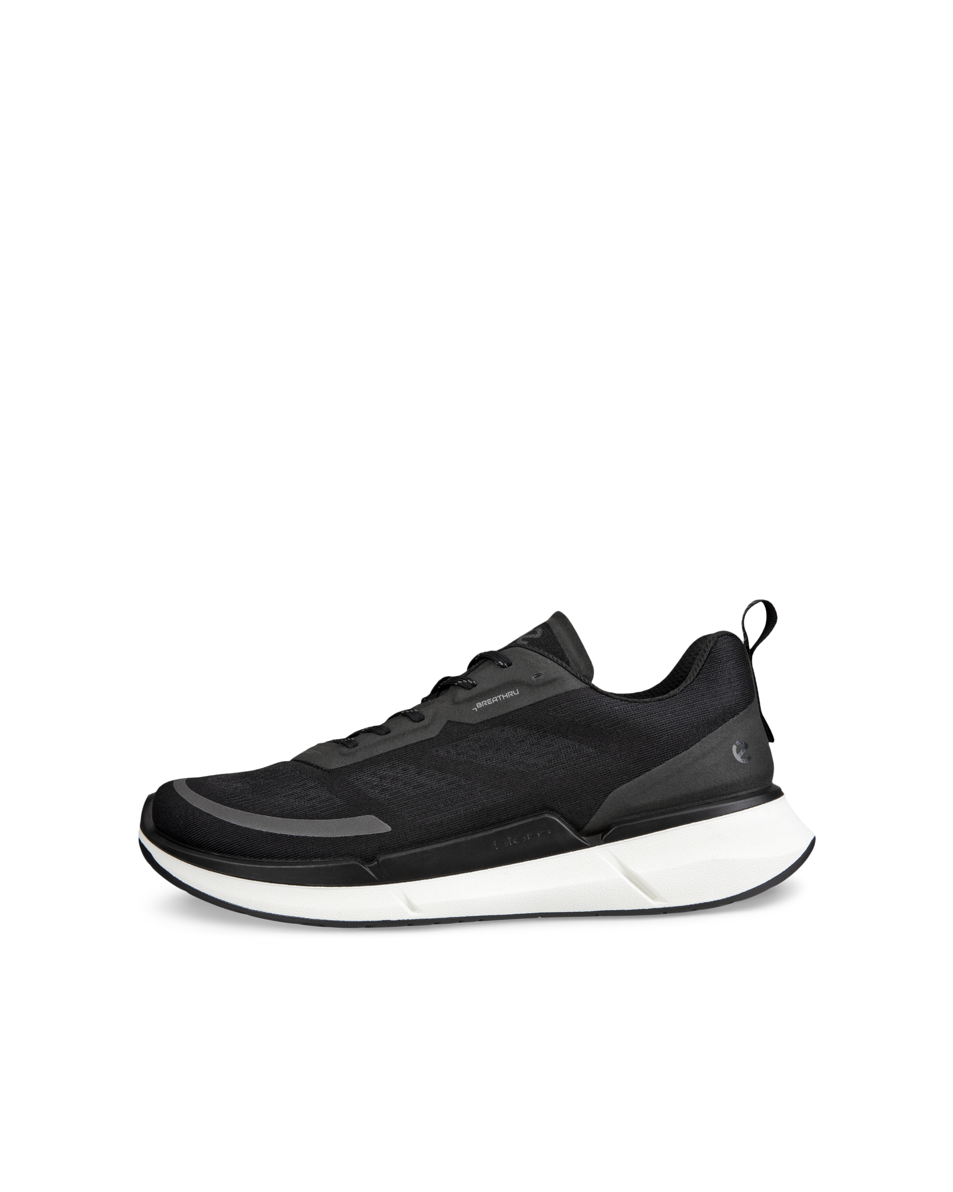 Men's ECCO® BIOM 2.2 Low Breathru Textile Sneaker - Black - Outside