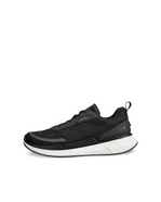 Men's ECCO® Biom 2.0 Low Breathru Textile Sneaker - Black - Outside