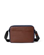 ECCO® East-West Leather Crossbody Bag - Brown - Main