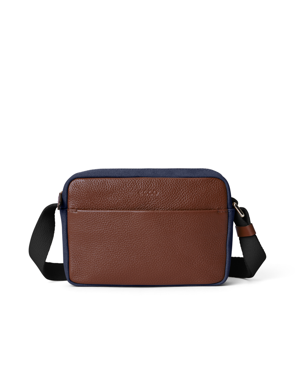 ECCO® East-West Leather Crossbody Bag - Brown - Main