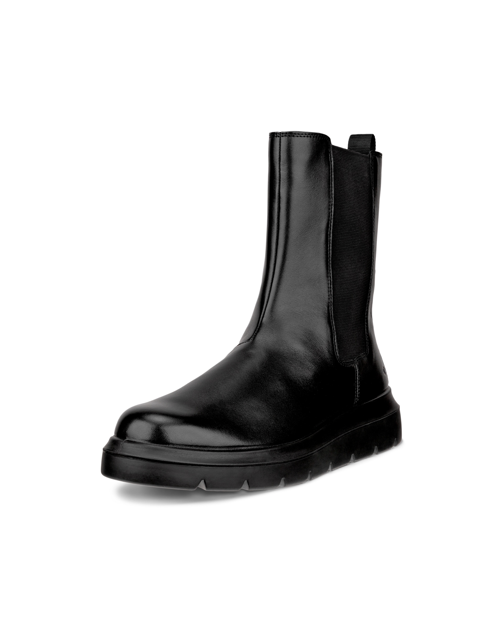 Women's ECCO® Nouvelle Leather Chelsea Boot - Black - Main