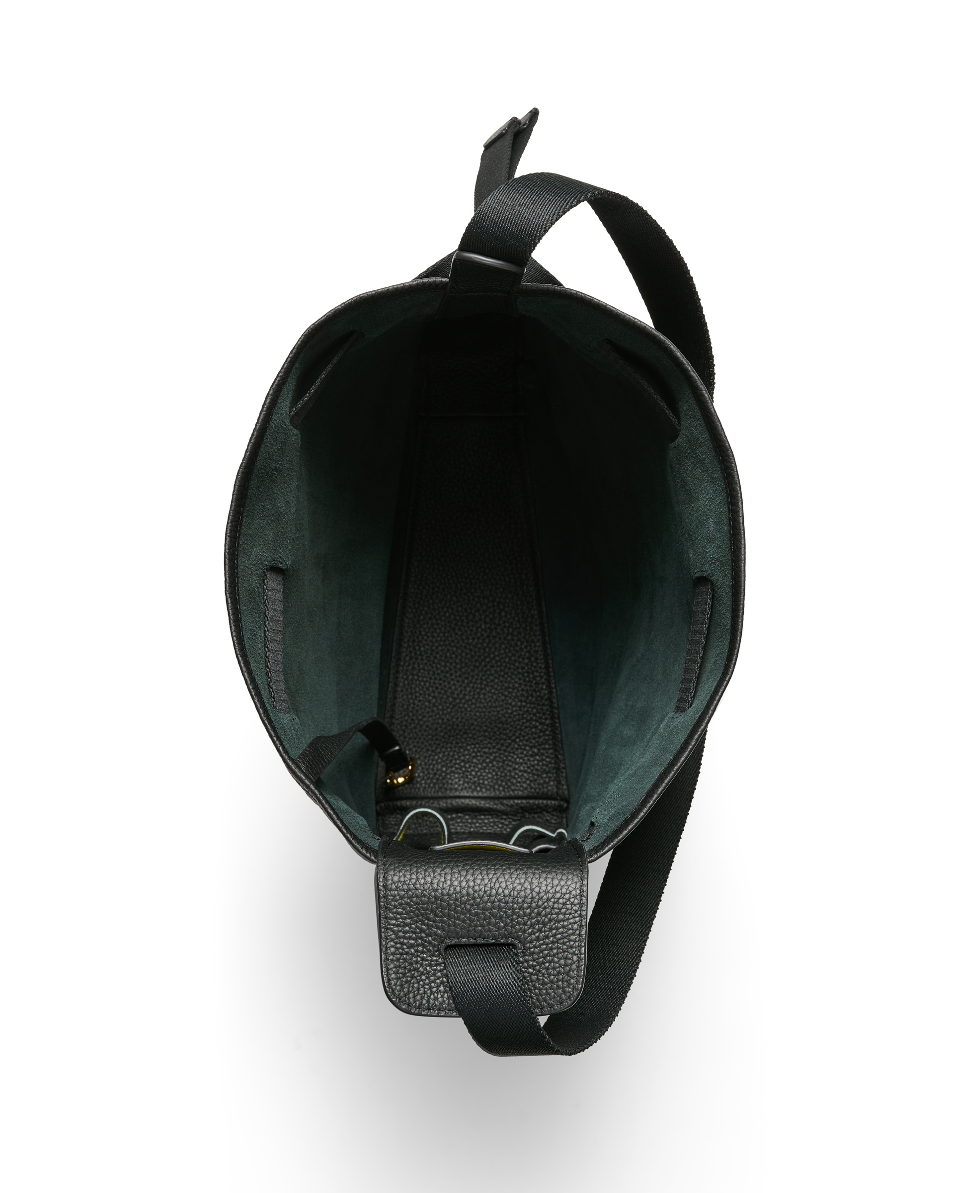 ECCO® Sail Leather Hobo Bag - Black - Birdeye