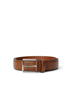 Men's ECCO® Formal Leather Belt - Brown - Main