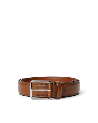 Men's ECCO® Formal Leather Belt - Brown - Main