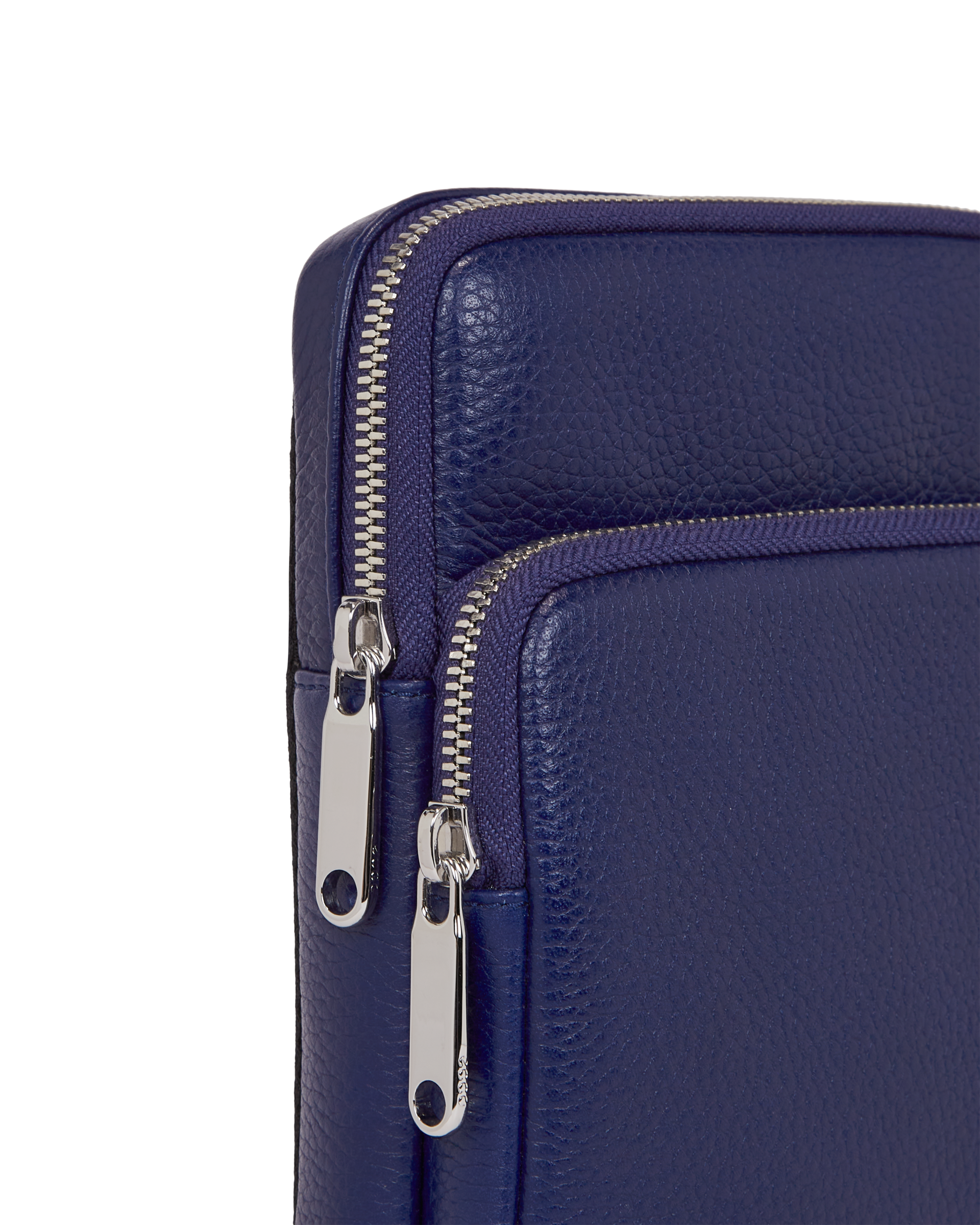 ECCO® Flat Pouch sac bandoulière cuir - Bleu - Detail-1