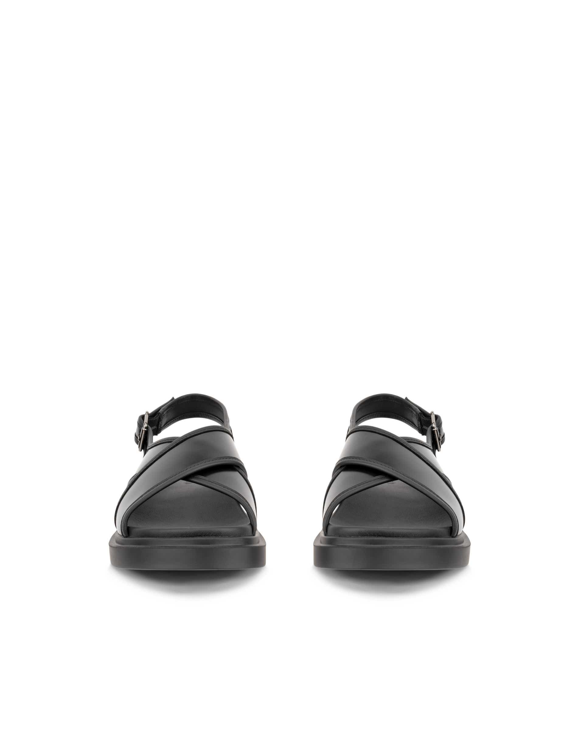 ECCO® METROPOLE SEOUL sandale en cuir pour femme - Noir - Front pair