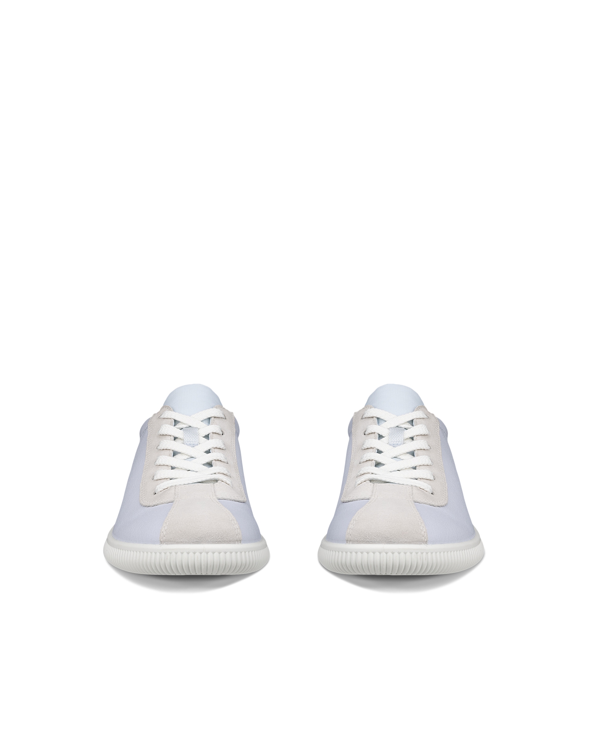 ECCO® Soft Zero baskets en cuir pour femme - Bleu - Front pair