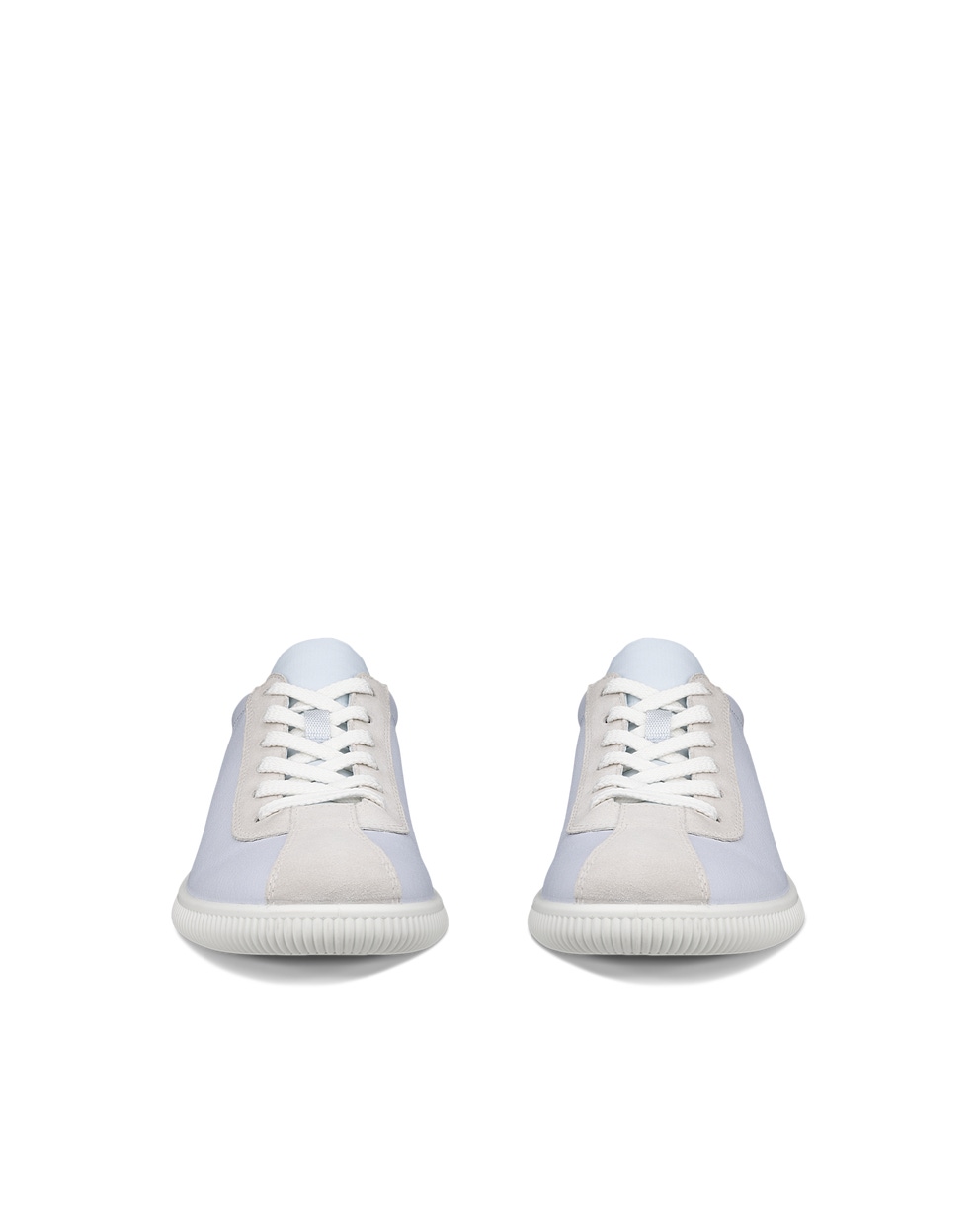 ECCO® Soft Zero baskets en cuir pour femme - Bleu - Front pair