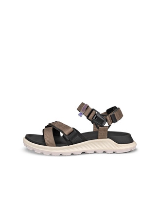 Sandalias de tela ECCO® Exowrap para mujer - Beis - Outside