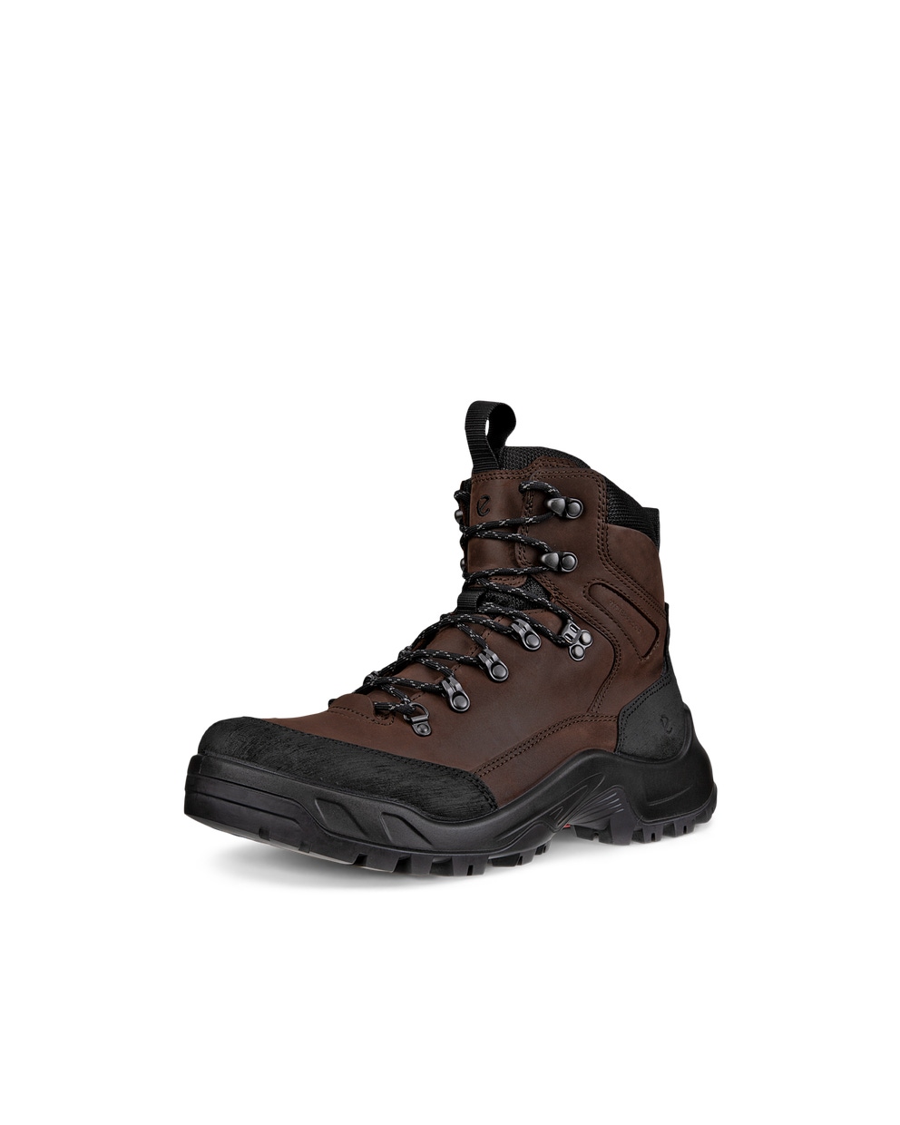 Men's ECCO® Offroad Nubuck Waterproof Mid-Cut Outdoor Boot - Brown - Main