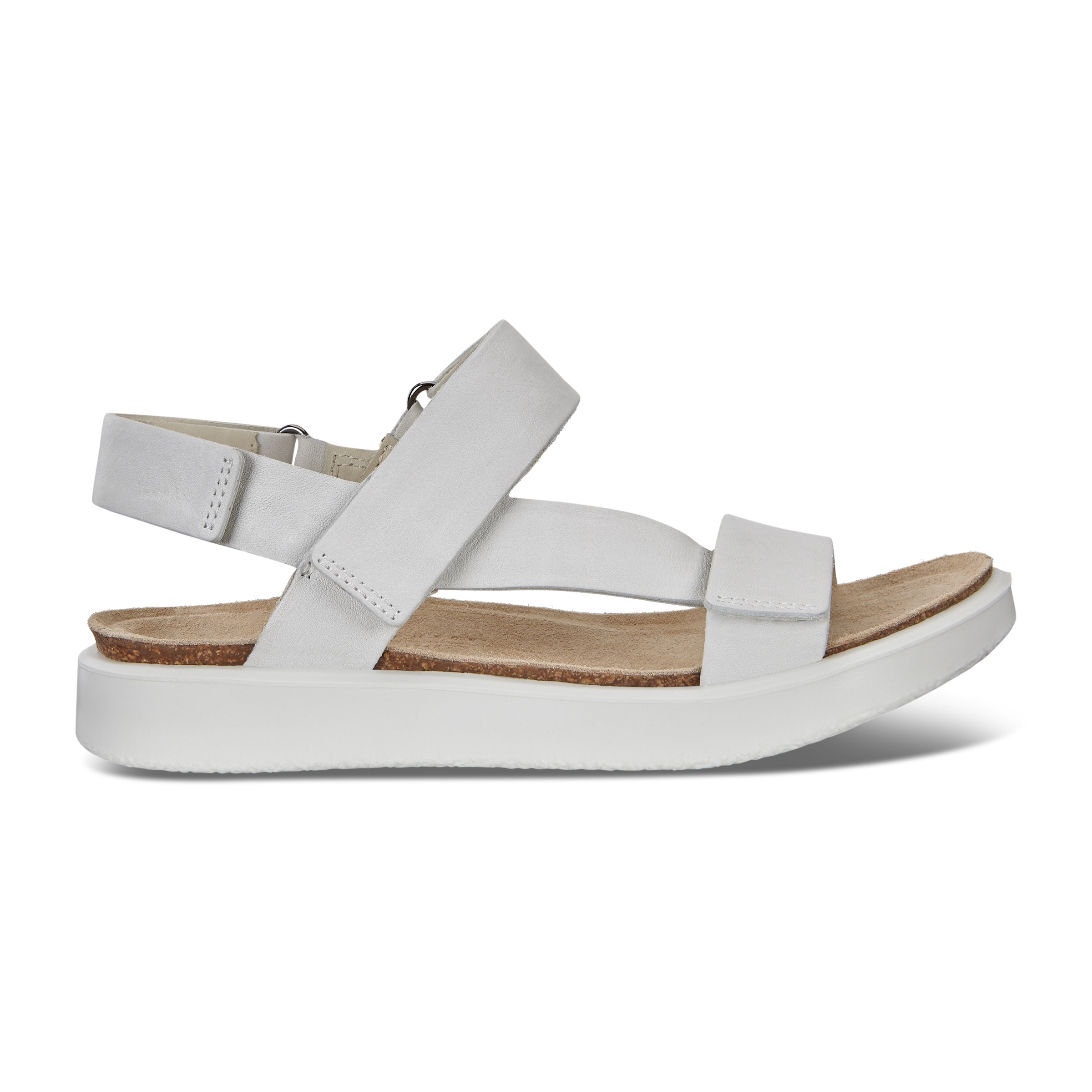 ECCO Women Corksphere Sandal - White - Outside