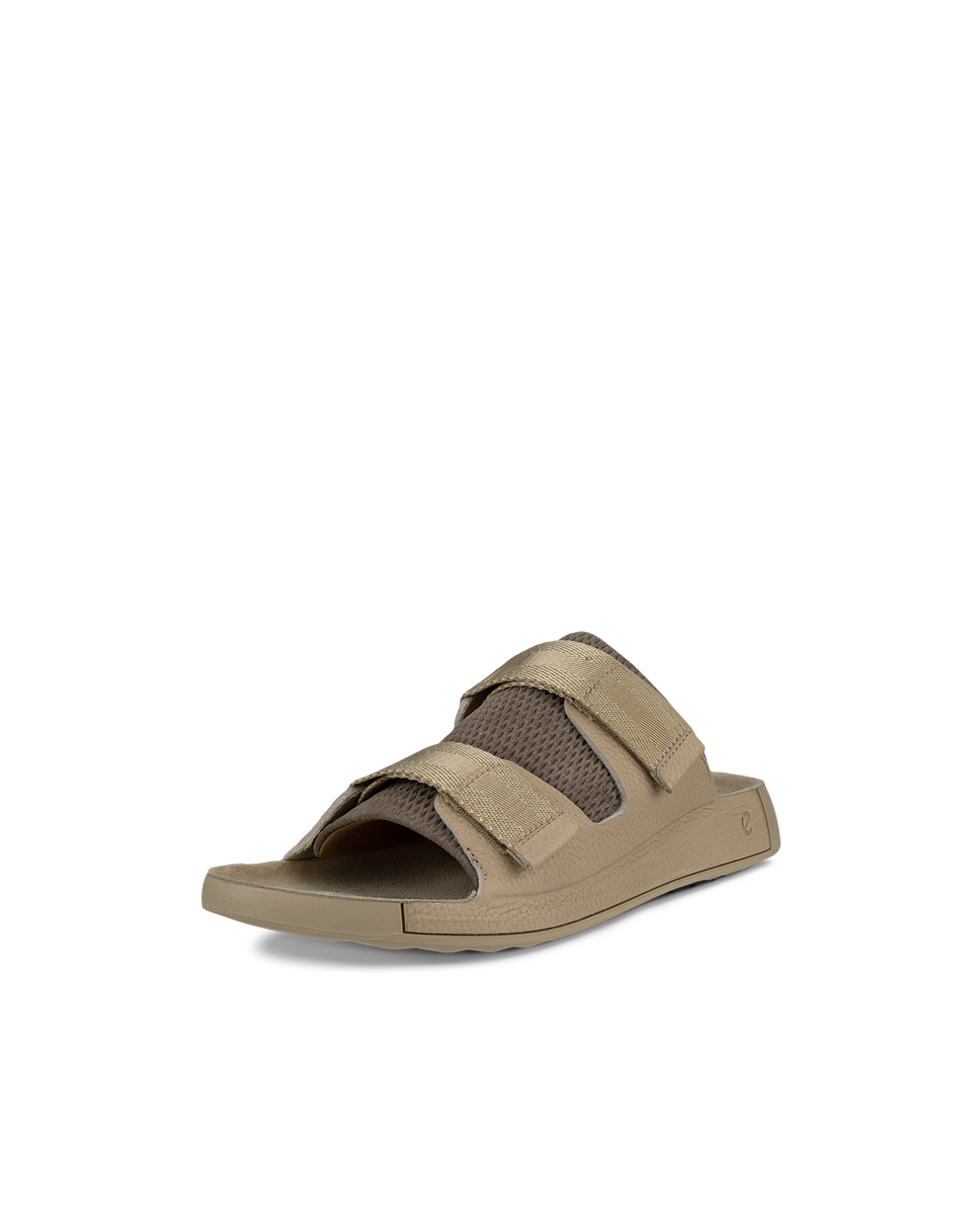 Men's ECCO® Cozmo Leather Two Strap Sandal - Brown - Main