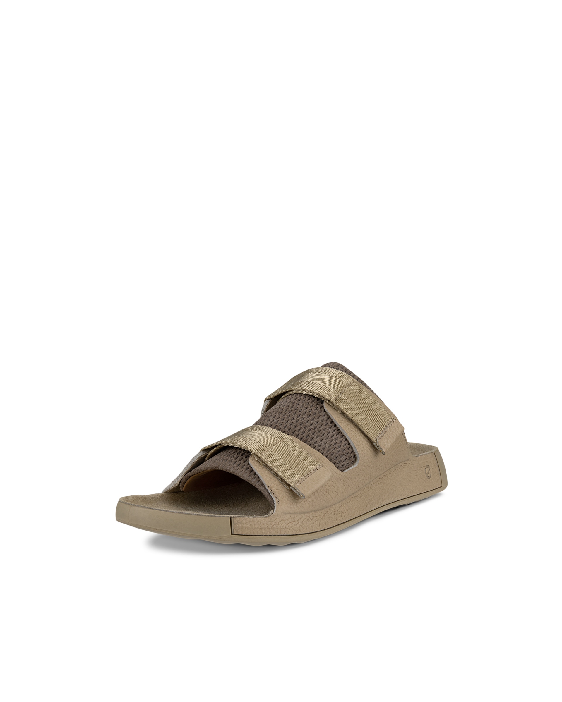 Men's ECCO® Cozmo Leather Two-Strap Sandal - Brown - Main