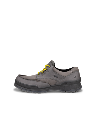 Zapatos de piel con puntera pespunteada Gore-Tex ECCO® Track 25 para hombre - Gris - Outside