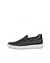 Women's ECCO® Soft 7 Leather Slip-On - Black - Outside