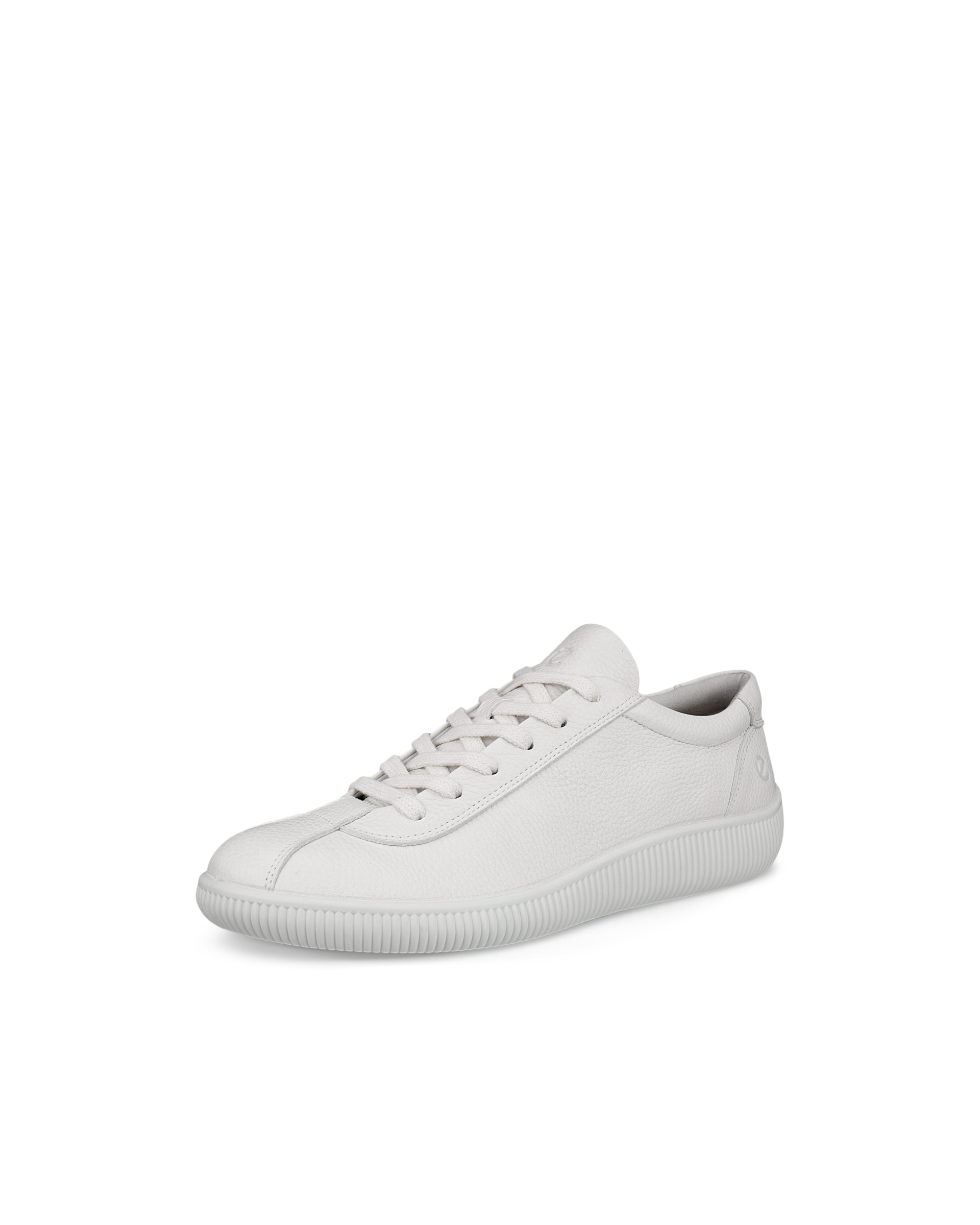 ECCO® Soft Zero baskets en cuir pour homme - Blanc - Main