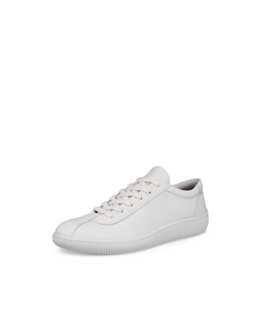 ECCO® Soft Zero baskets en cuir pour homme - Blanc - Main