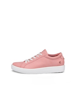 Zapatillas de piel ECCO® Soft 60 para mujer - Rosa - Outside