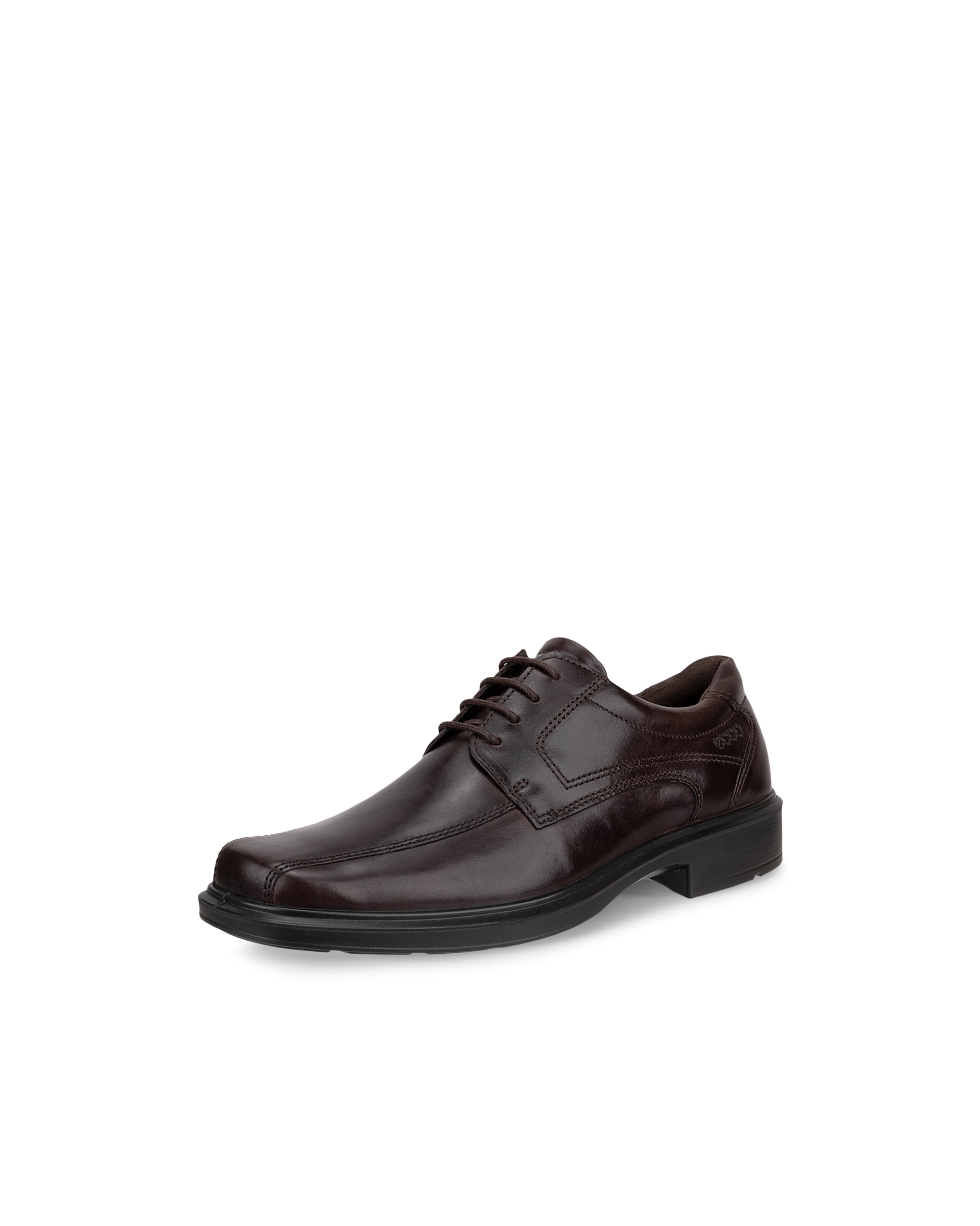 Men's ECCO® Helsinki Leather Dress Shoe - Brown - Main